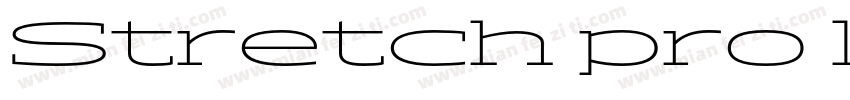 Stretch pro light字体转换